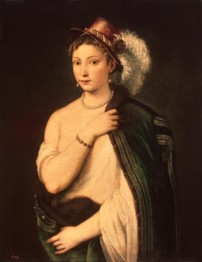 Tizian Portrait of a Young Woman