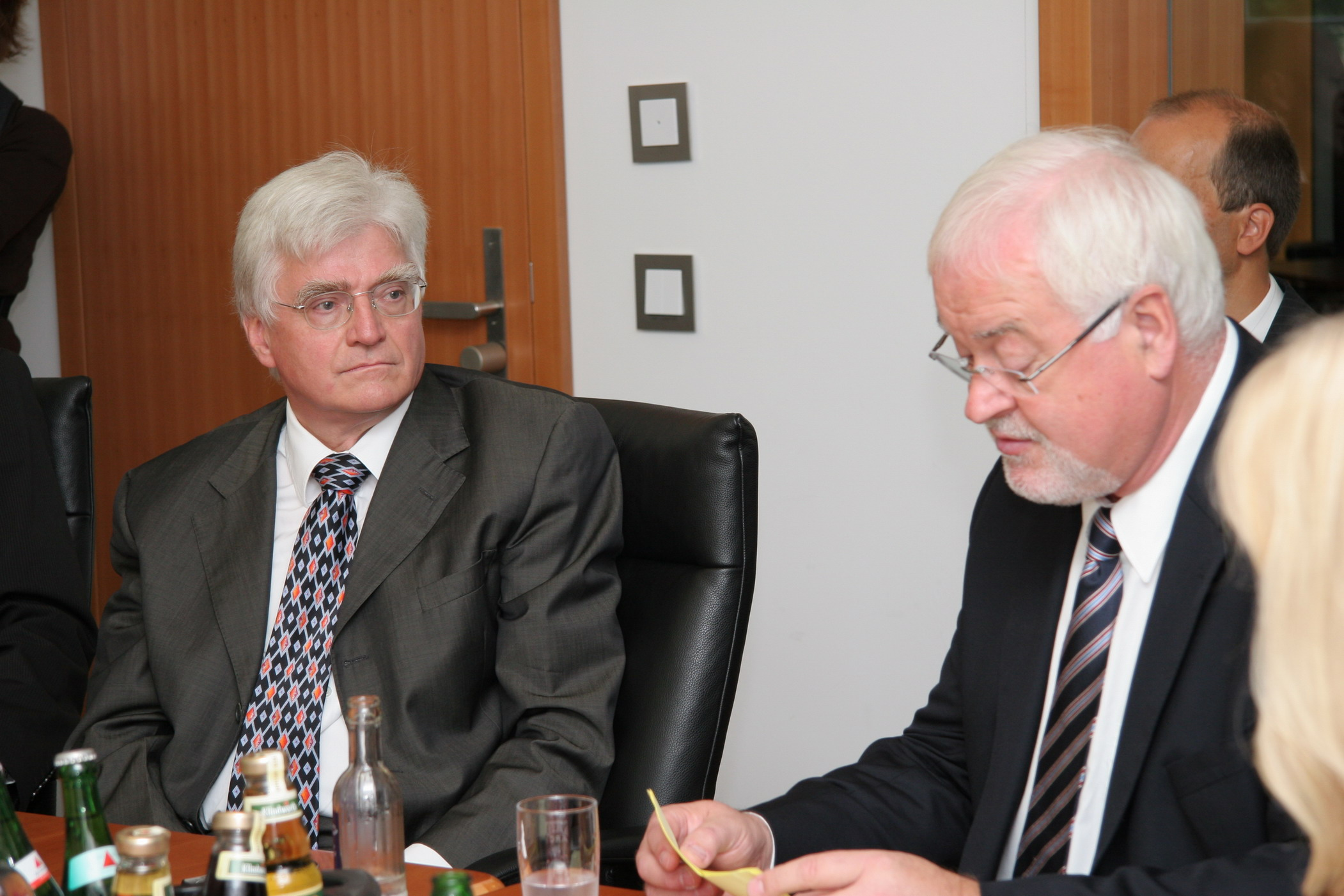 Winfried Stöcker und Peter Harry Carstensen